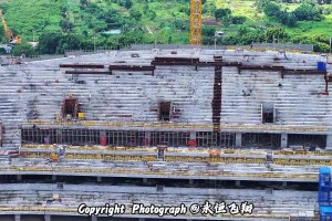 廣州足球公園已封頂，離使用又近一步